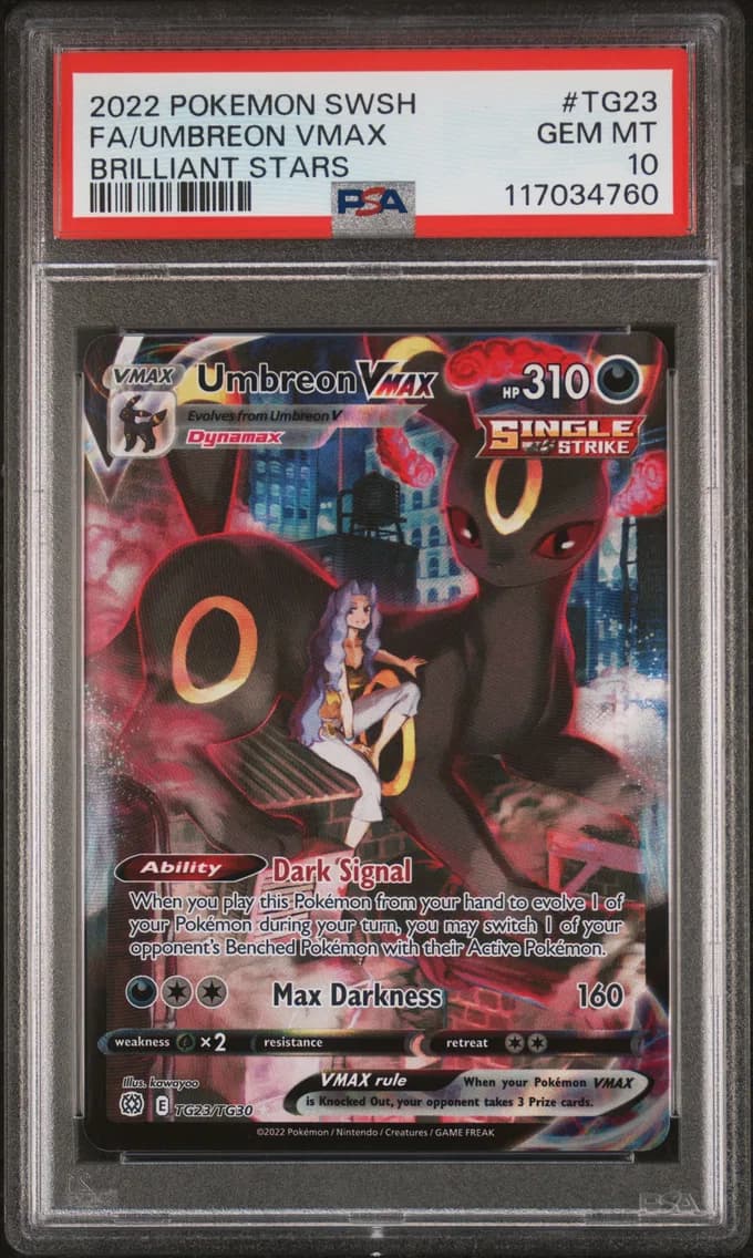 Full Art/Umbreon Vmax, PSA 10