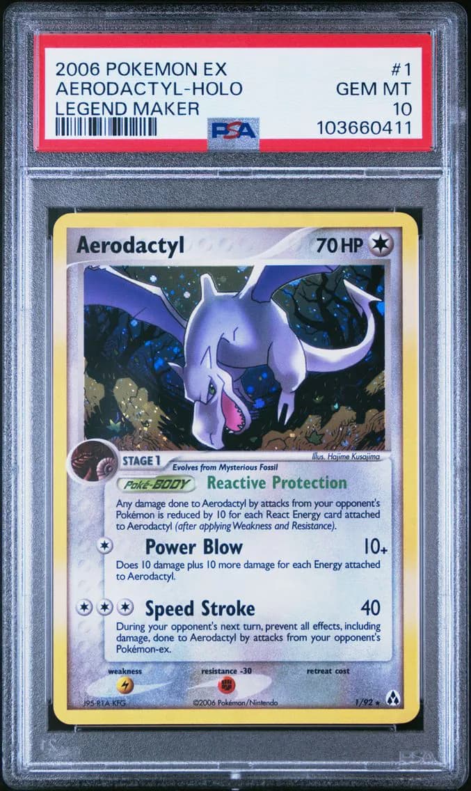 Aerodactyl-Holo, PSA 10