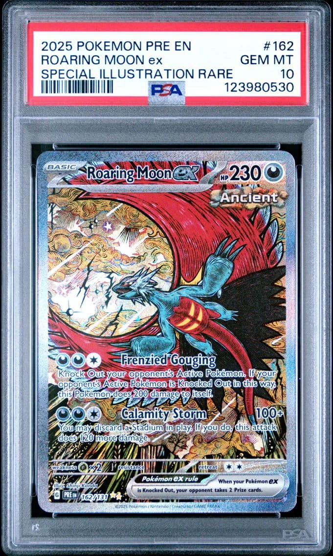Roaring Moon EX, PSA 10