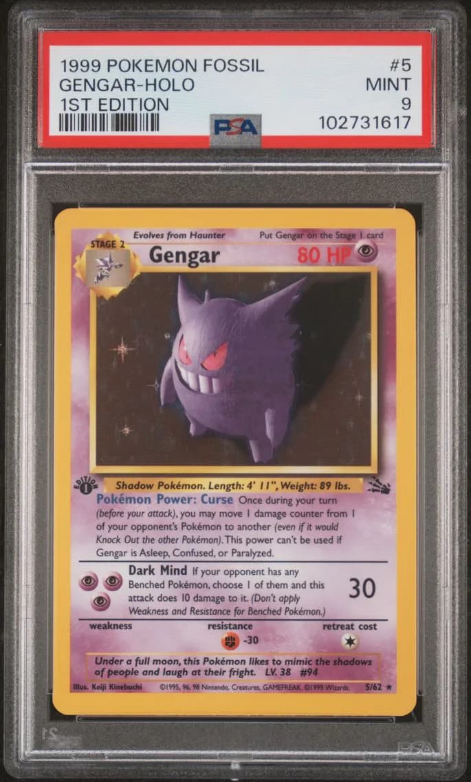 GENGAR-HOLO, PSA 9
