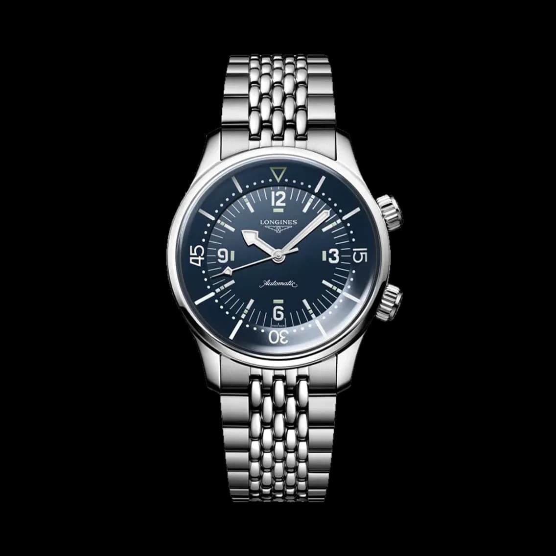 Longines Legend Diver 39mm - Blue on Bracelet, TEDDY BALDASSARRE 10