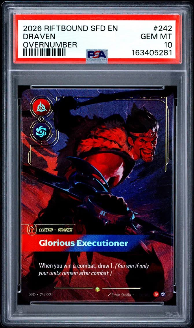 Draven - Glorious Executioner, PSA 10
