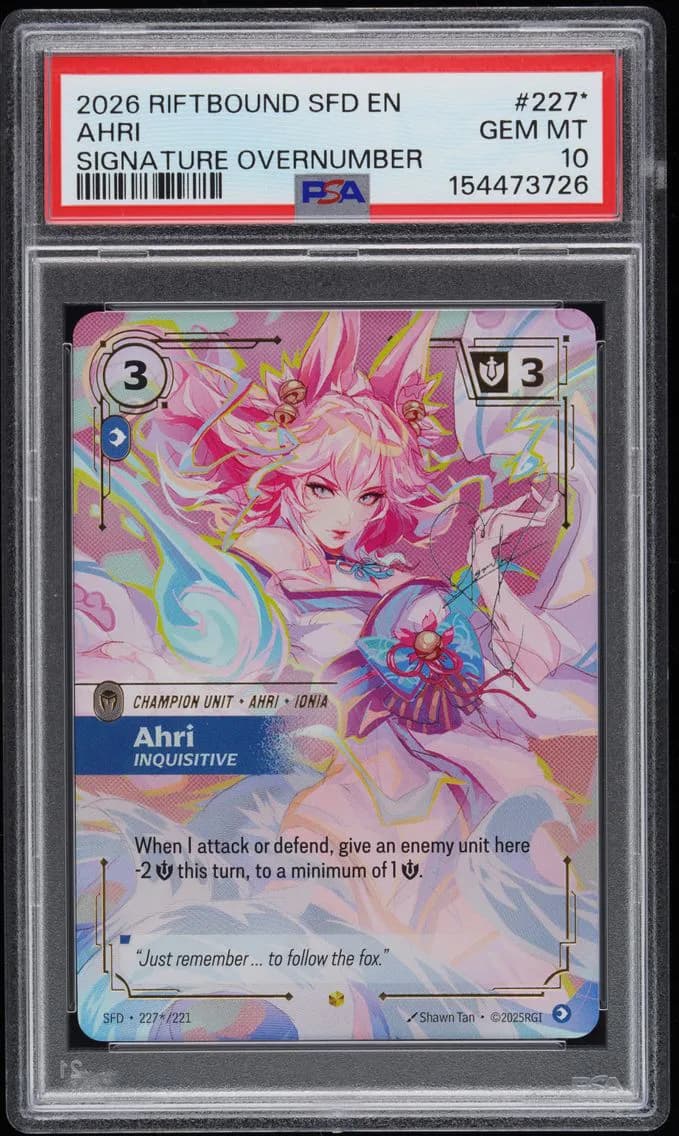 Ahri - Inquisitive, PSA 10