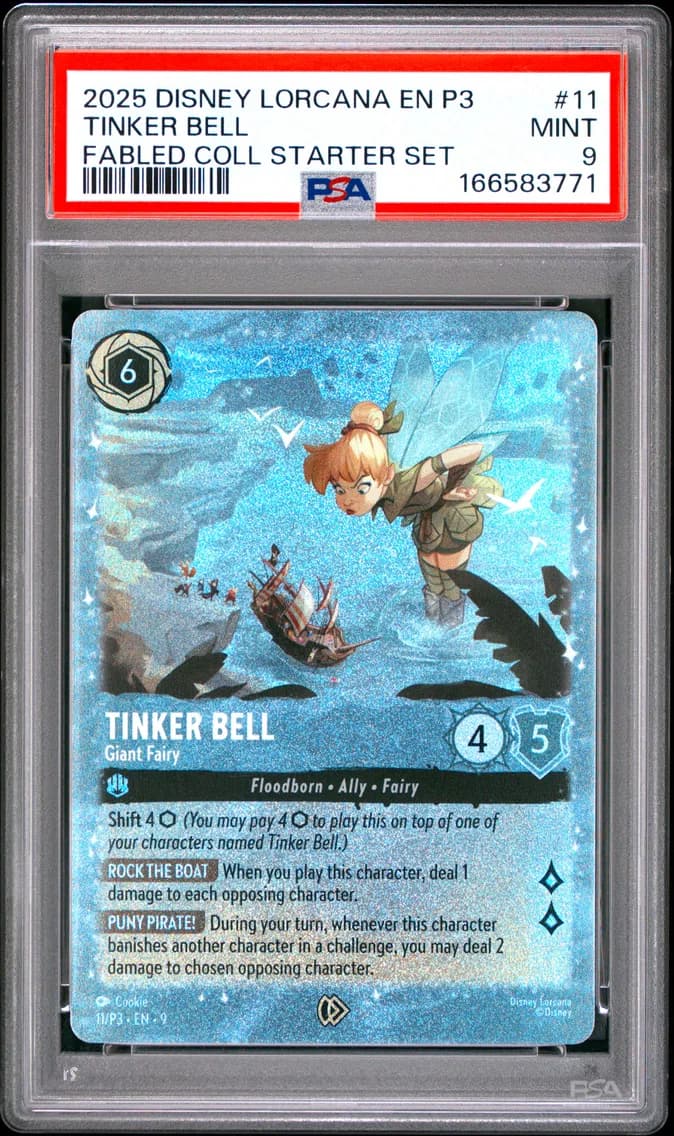 Tinker Bell - Giant Fairy, PSA 9