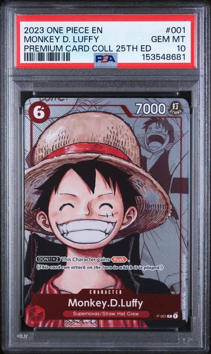 Monkey D. Luffy, PSA 10