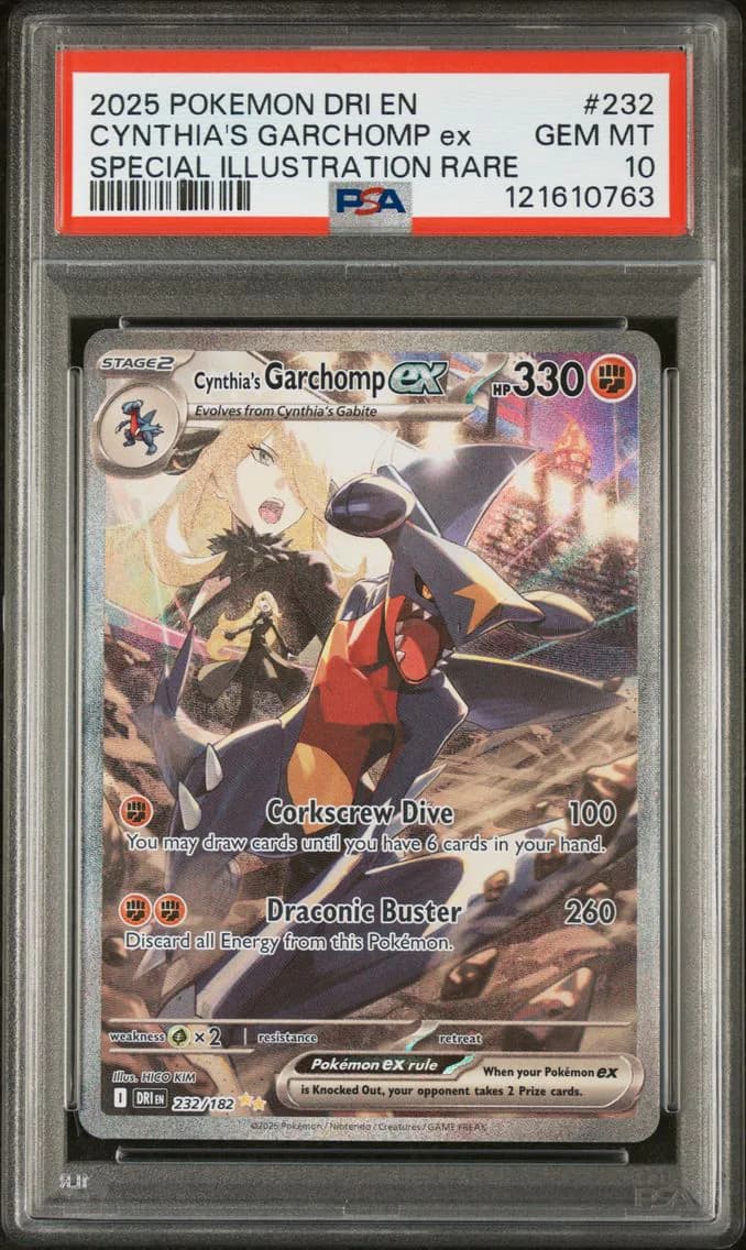 Cynthia's Garchomp EX, PSA 10