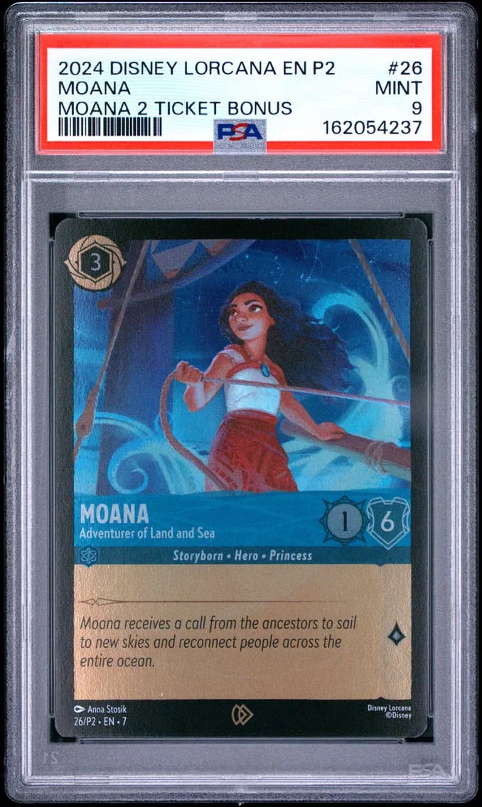 Moana - Adventurer of Land and Sea, PSA 9