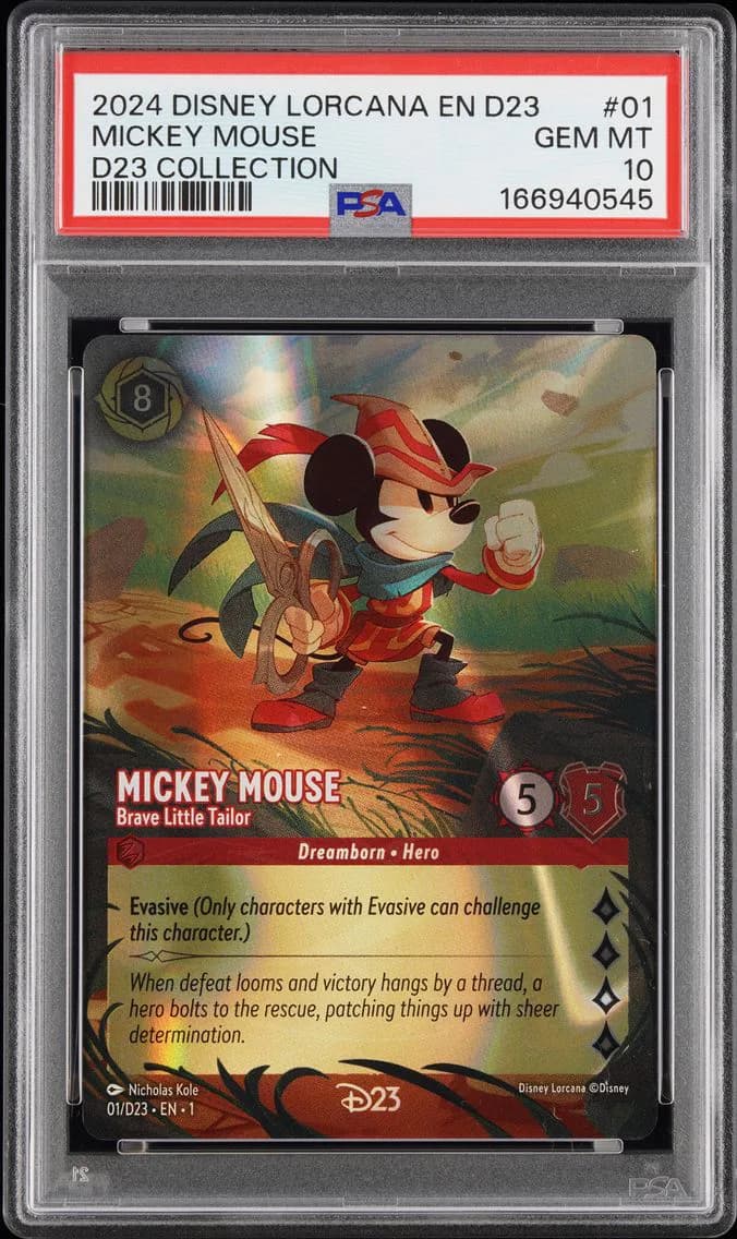 Mickey Mouse - Brave Little Tailor, PSA 10