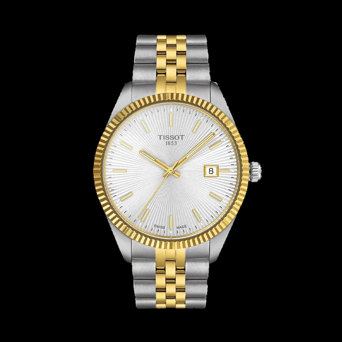 Tissot Ballade Quartz 40mm - Silver Dial on Two-Tone Bracelet, TEDDY BALDASSARRE 10