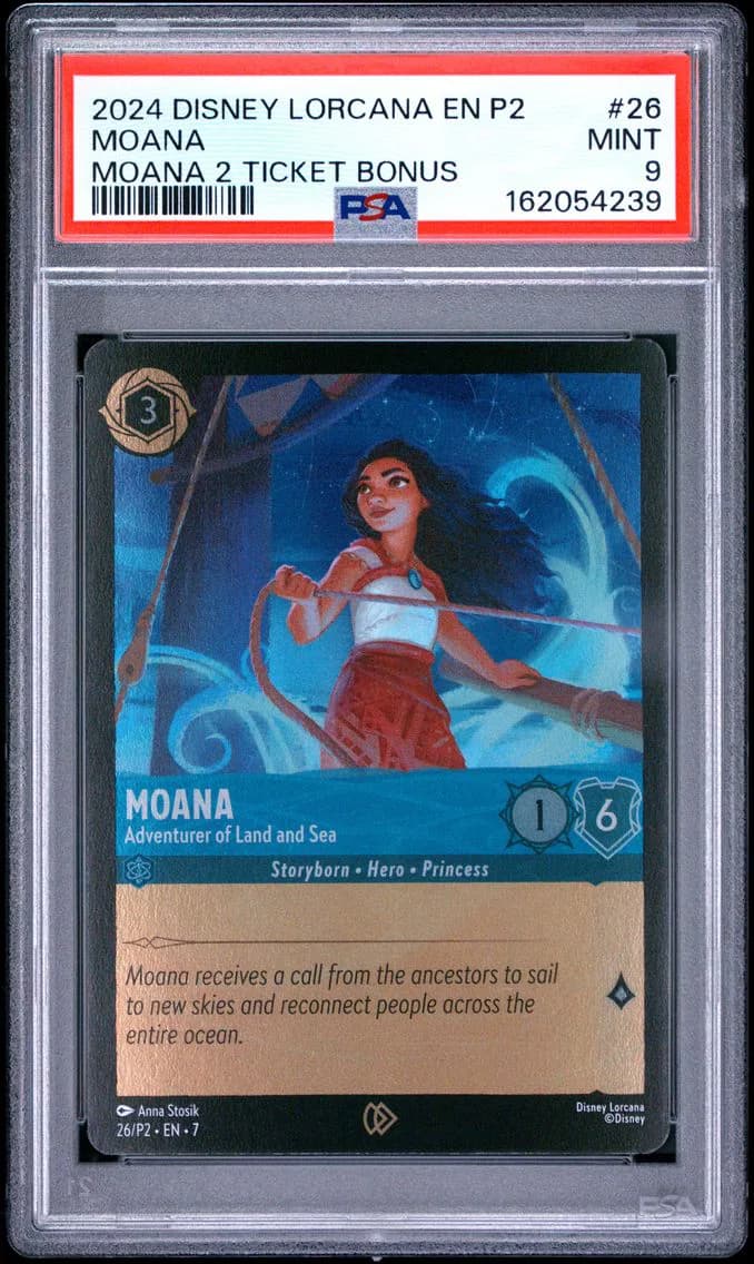 Moana - Adventurer of Land and Sea, PSA 9