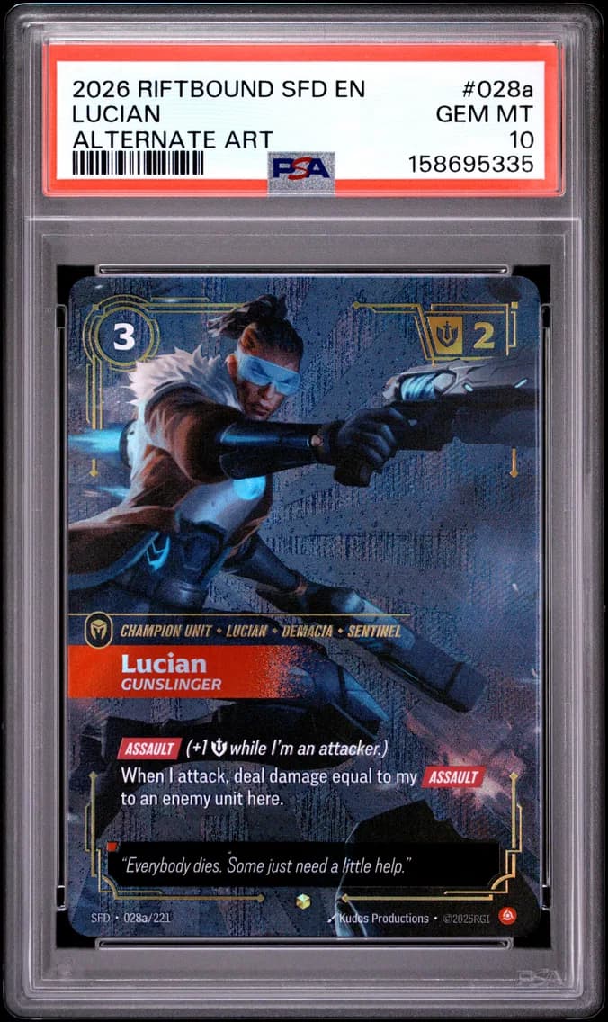 Lucian - Gunslinger, PSA 10