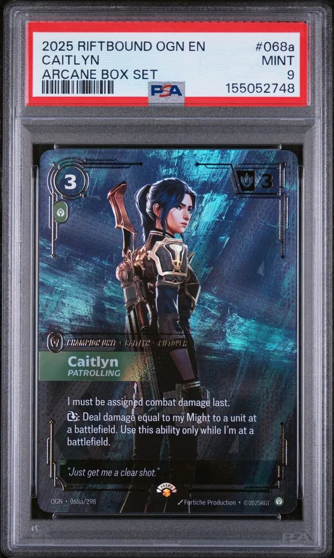 Caitlyn - Patrolling, PSA 9