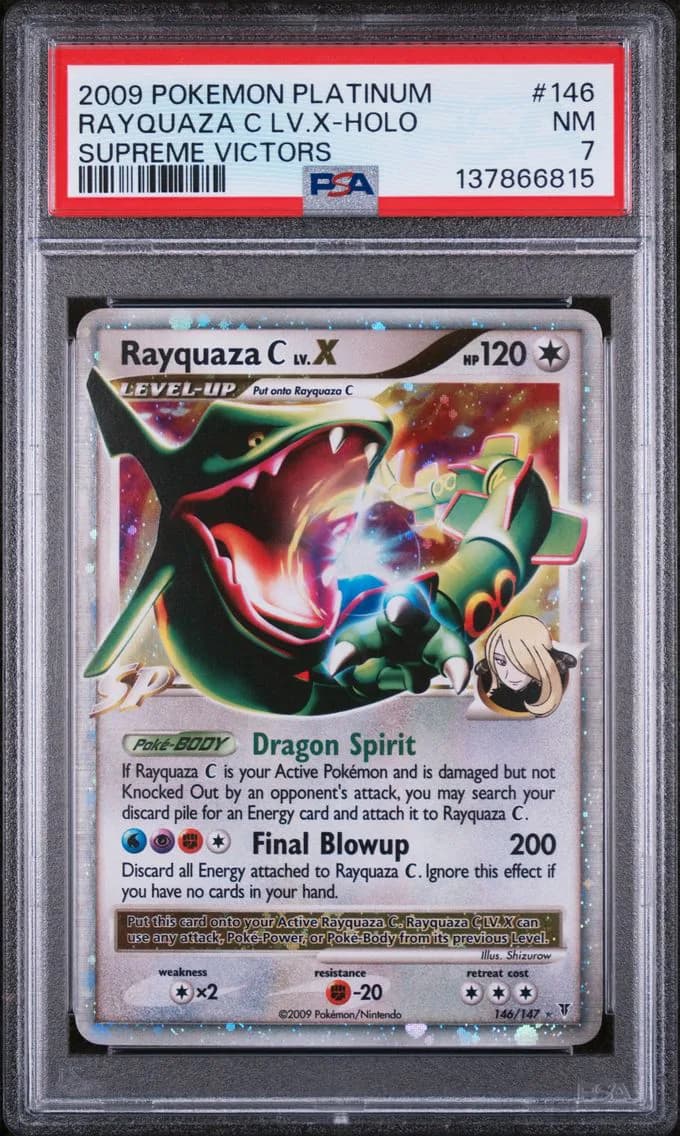 Rayquaza C LV.X-Holo, PSA 7