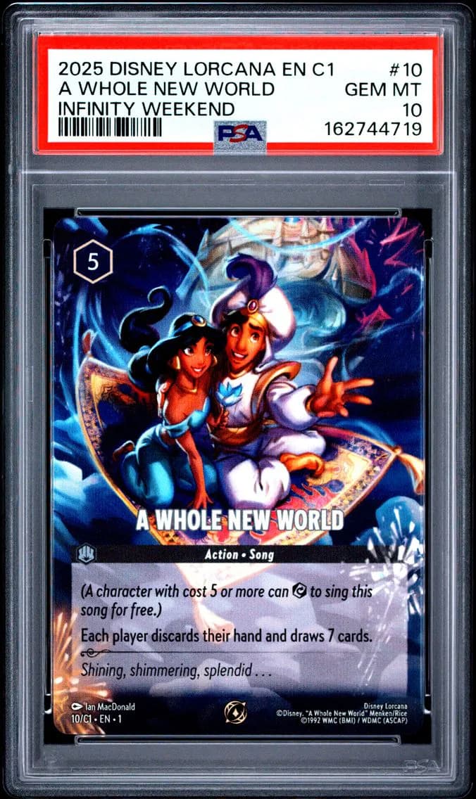 A WHOLE NEW WORLD, PSA 10