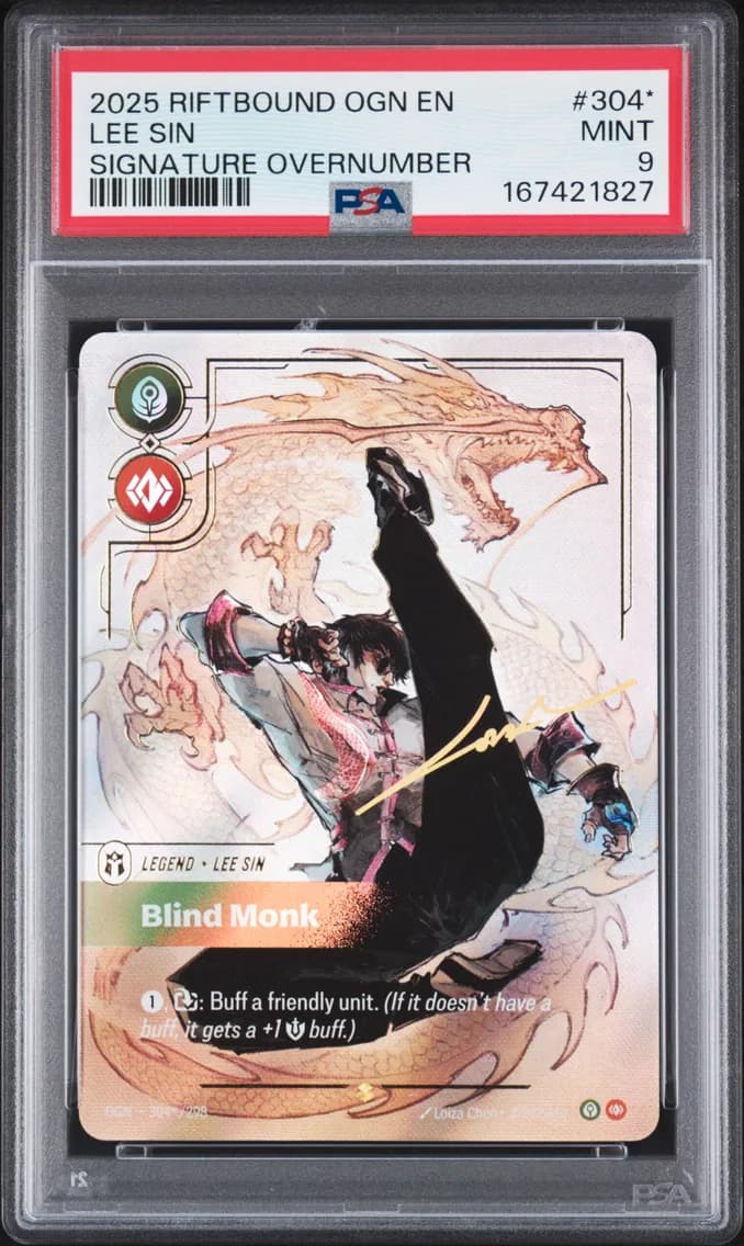Lee Sin - Blind Monk, PSA 9