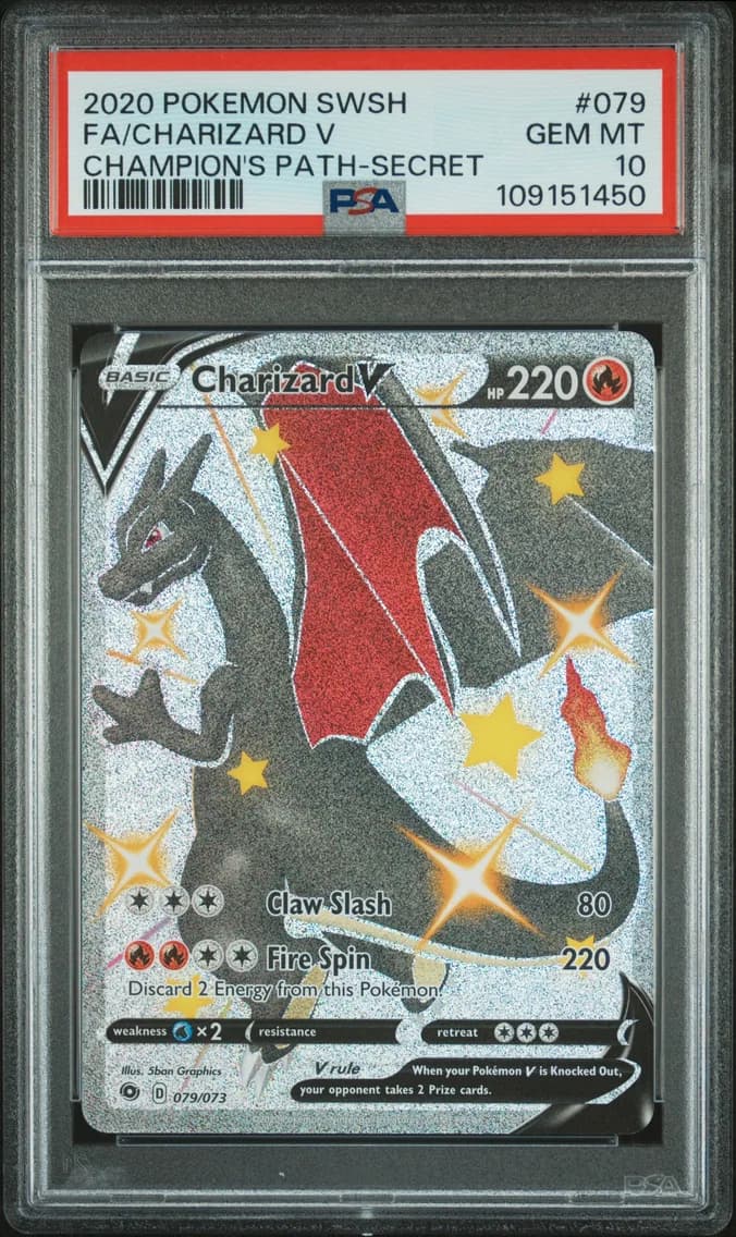 Full Art/Charizard V, PSA 10