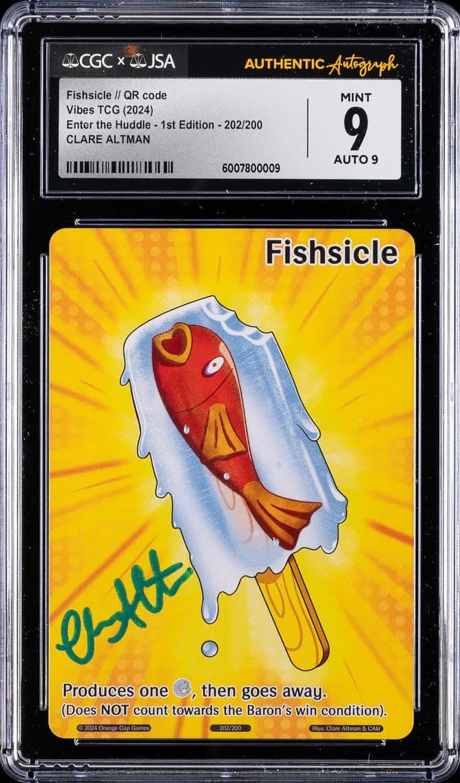 Fishsicle - Clare Altman Auto, CGC 9