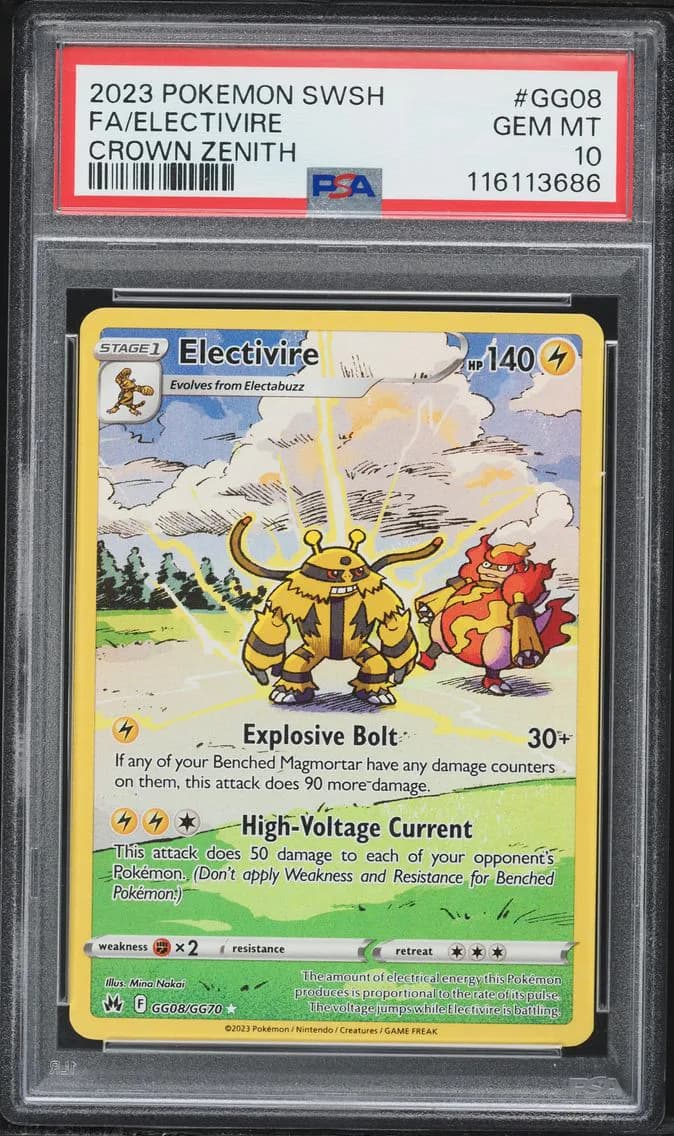 Full Art/Electivire, PSA 10