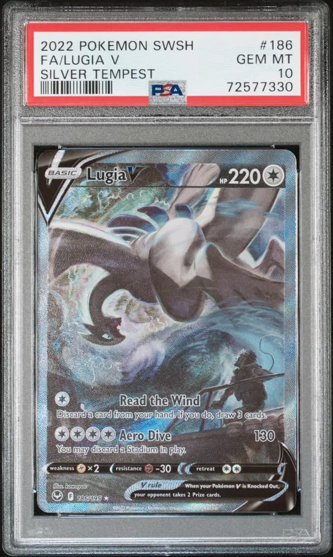 Full Art/Lugia V, PSA 10