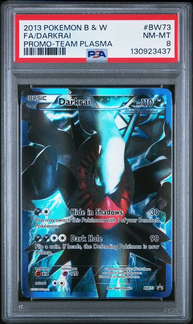 Full Art/Darkrai, PSA 8