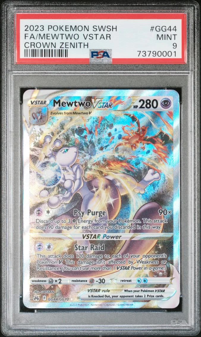 Full Art/Mewtwo Vstar, PSA 9