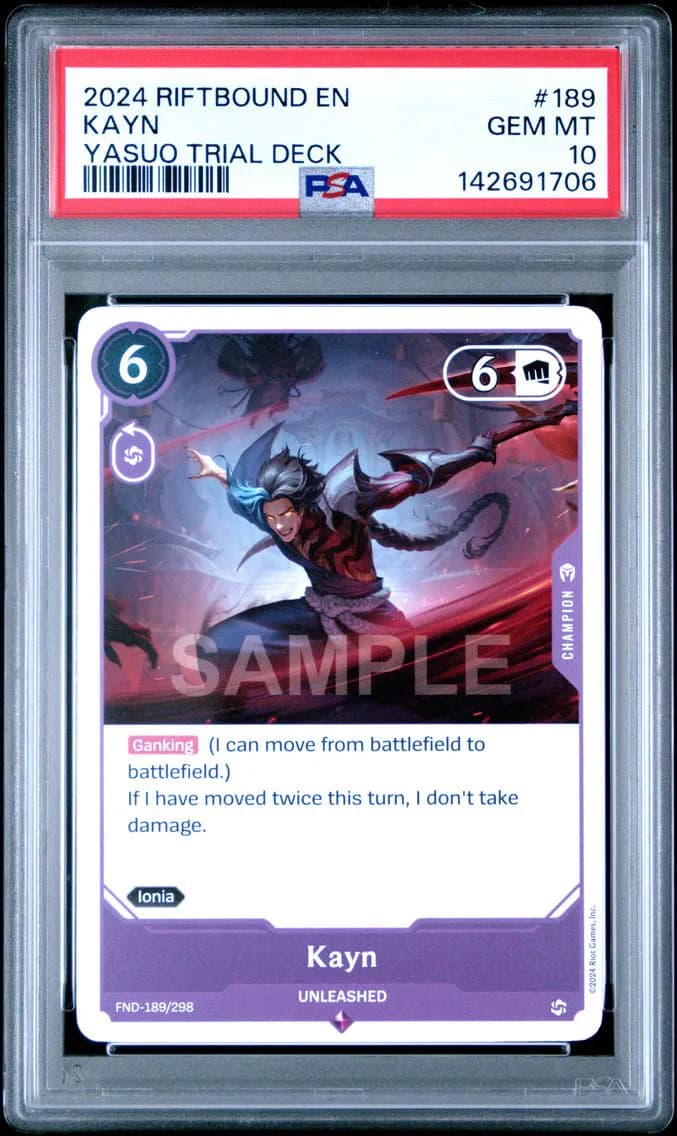 KAYN, PSA 10