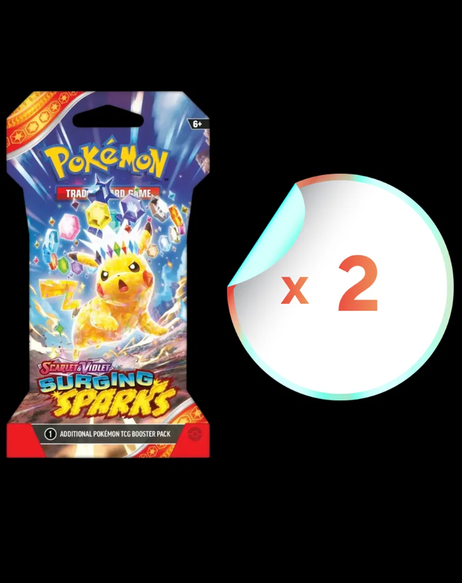 x2 SV08 Surging Spark Sleeve Booster Pack, 