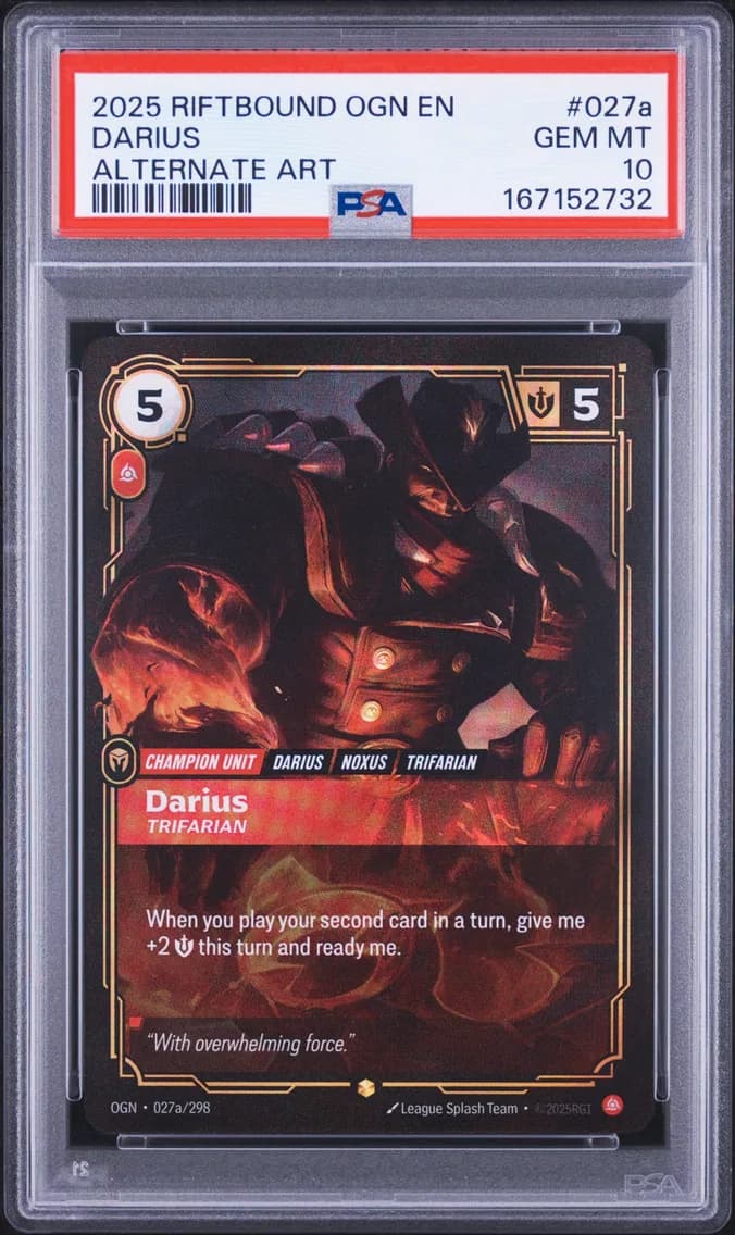 Darius - Trifarian, PSA 10