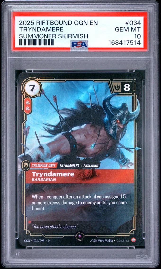Tryndamere - Barbarian, PSA 10