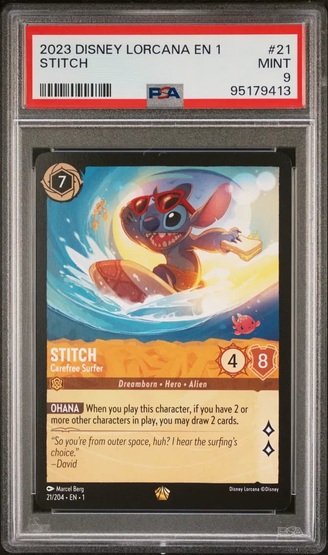 STITCH, PSA 9