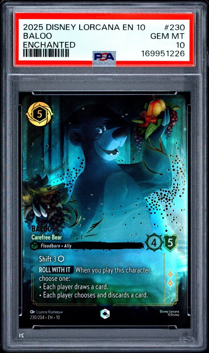 Baloo - Carefree Bear, PSA 10