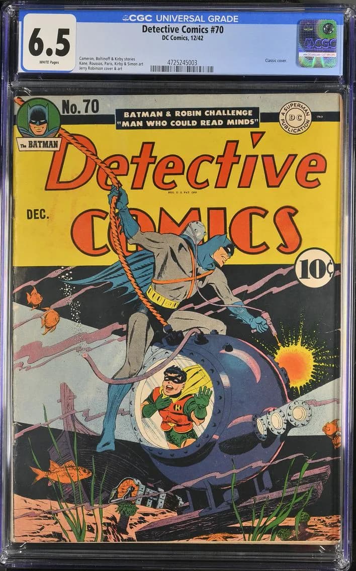 Detective Comics #70, CGC 6.5