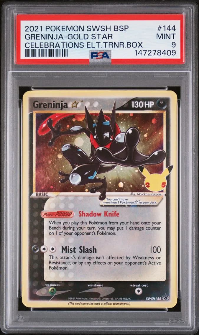 Greninja-Gold Star, PSA 9