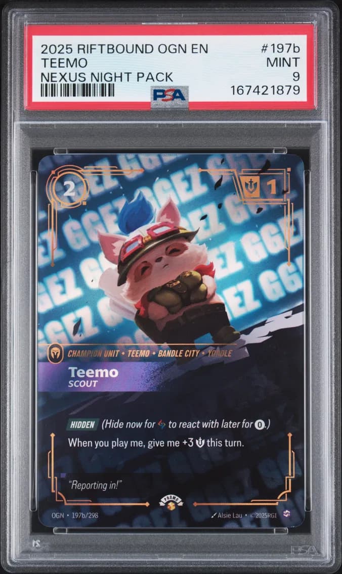 Teemo - Scout, PSA 9