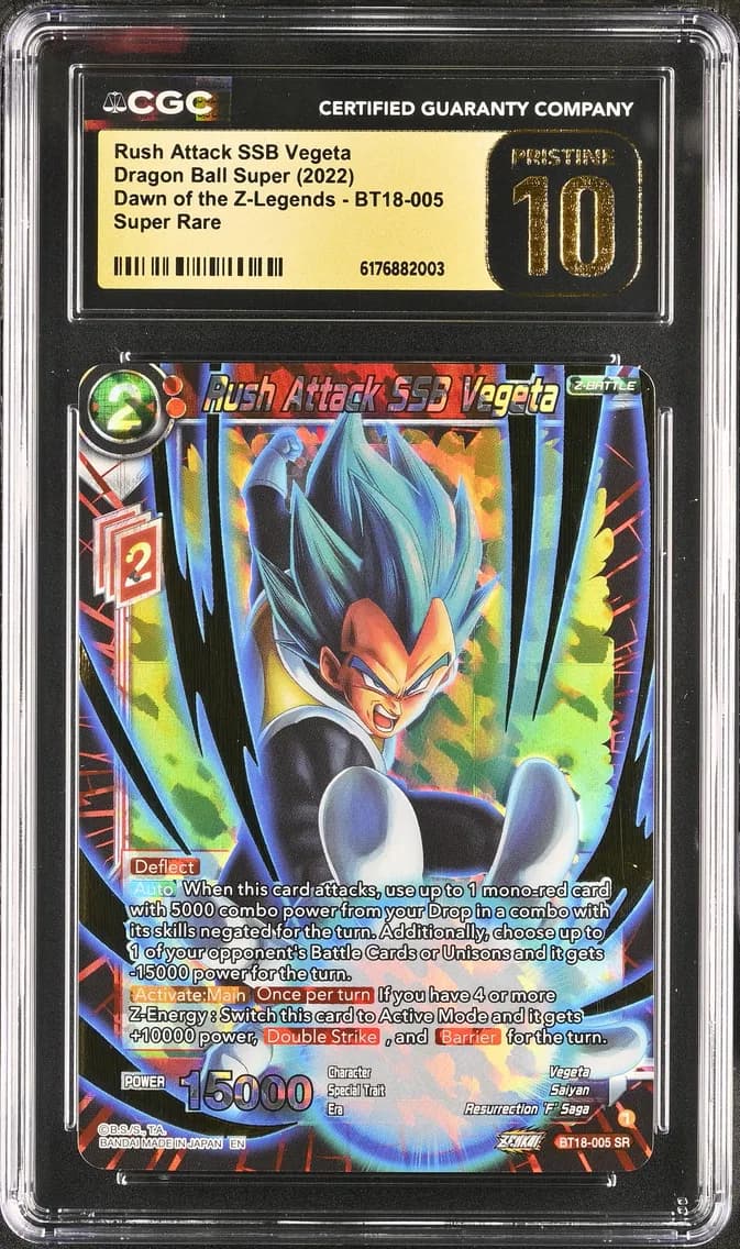 Rush Attack SSB Vegeta, CGC Pristine 10