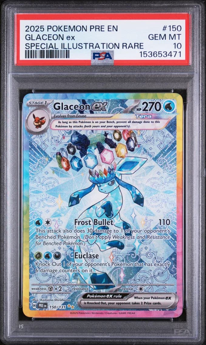 Glaceon EX, PSA 10
