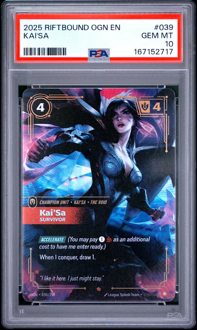 Kai'SA - Survivor, PSA 10