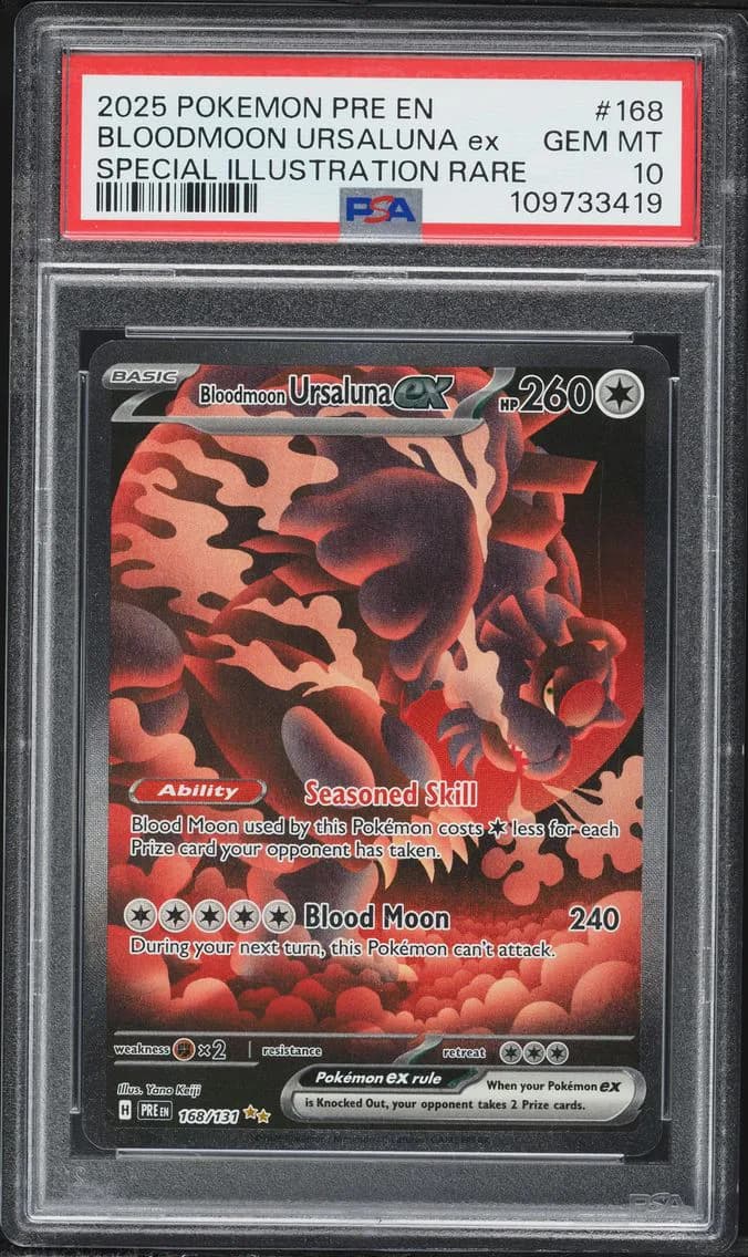 Bloodmoon Ursaluna EX, PSA 10