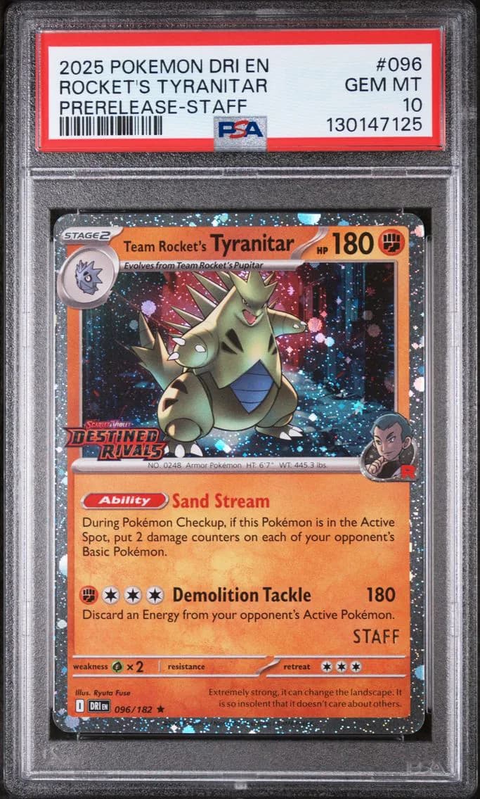 Team Rocket's Tyranitar, PSA 10