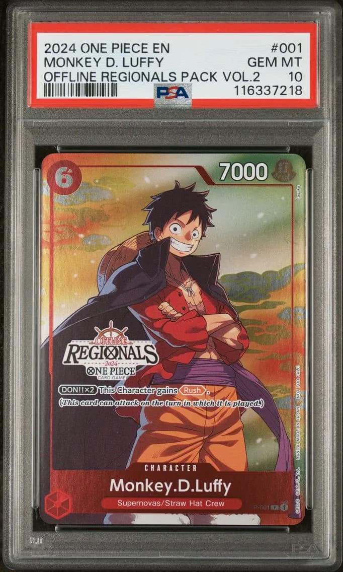 Monkey D. Luffy, PSA 10