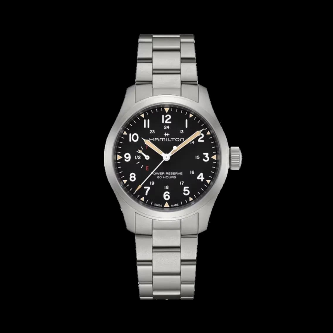 Hamilton Khaki Field Power Reserve (Black), TEDDY BALDASSARRE 10