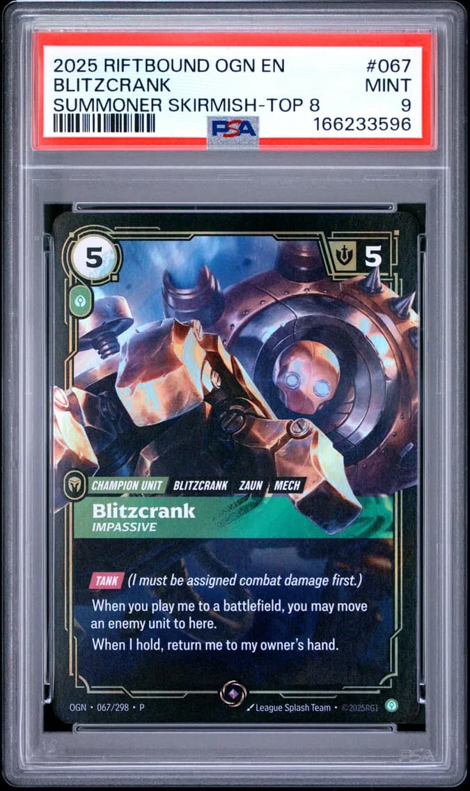 Blitzcrank - Impassive, PSA 9