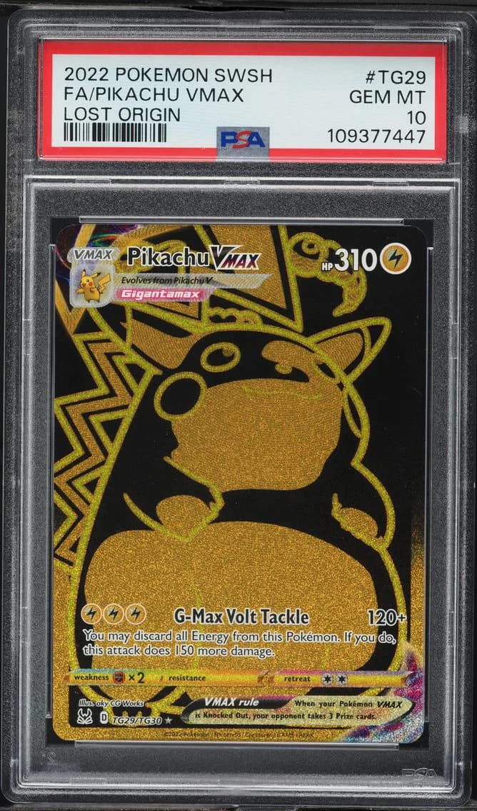Full Art/Pikachu Vmax, PSA 10