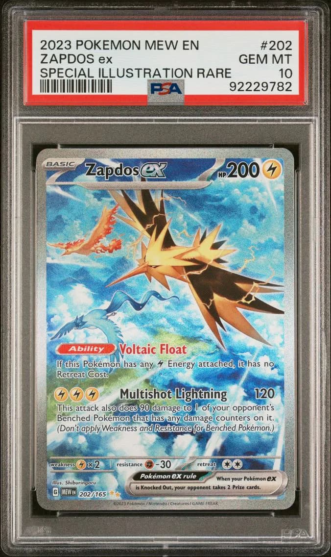 Zapdos EX, PSA 10
