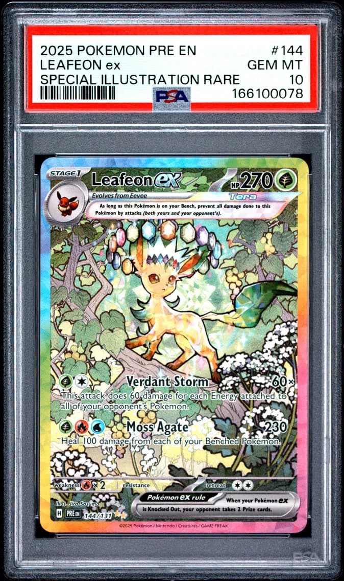 Leafeon EX, PSA 10
