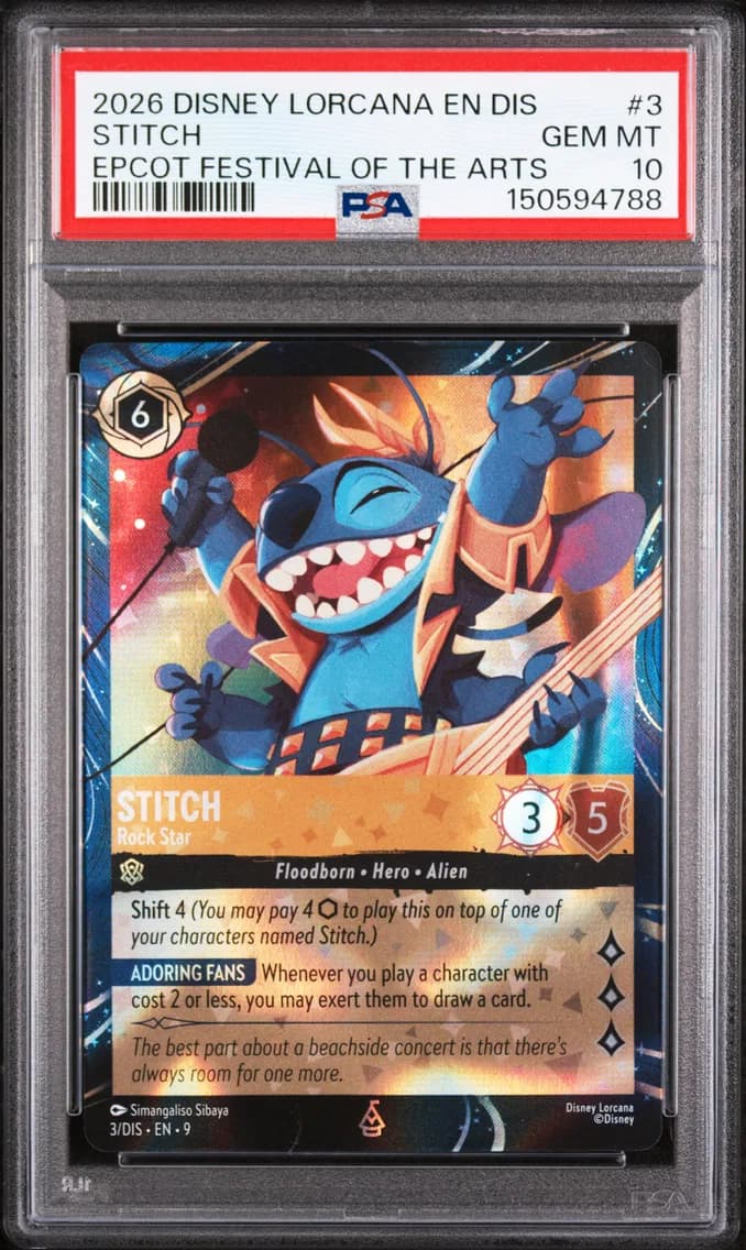 Stitch - Rock Star, PSA 10
