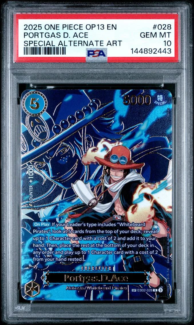 Portgas D. Ace, PSA 10
