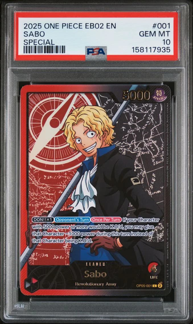 Sabo, PSA 10