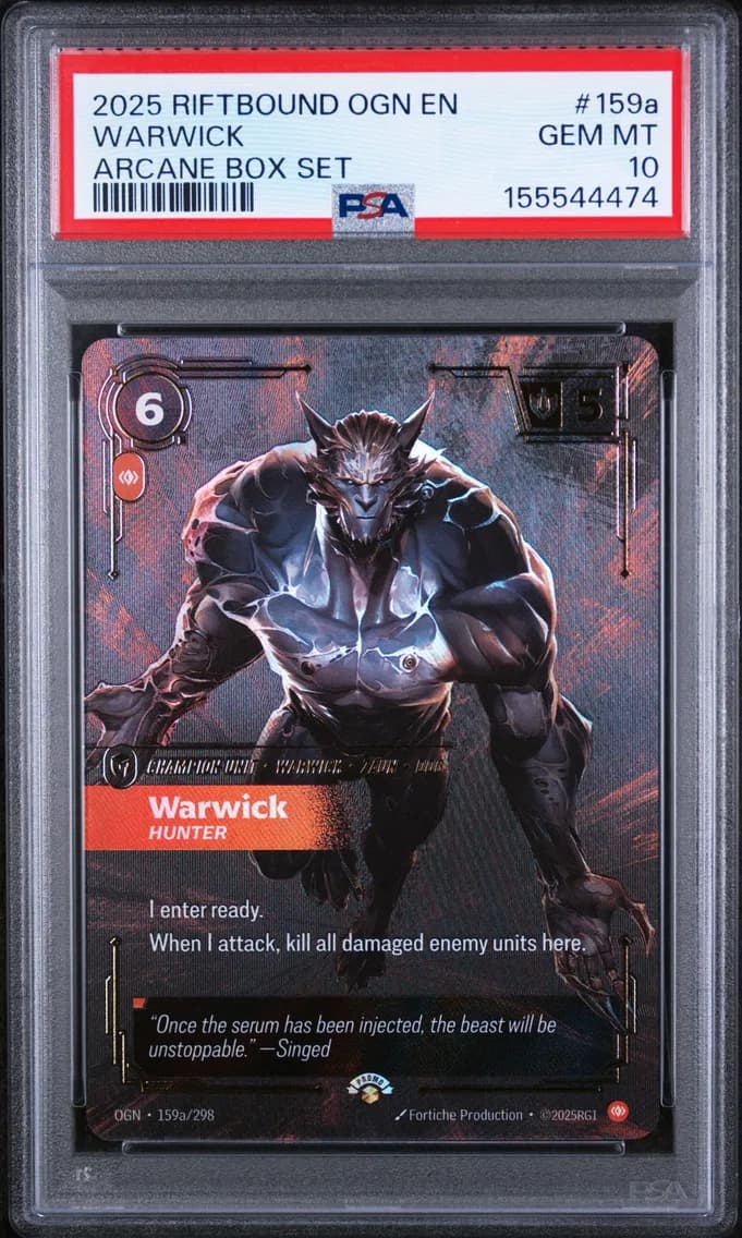 Warwick - Hunter, PSA 10