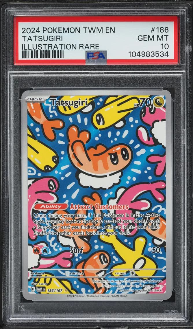 SV TWILIGHT MASQUERADE IR TATSUGIRI, PSA 10